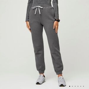 Figs Loungewear Sweatpants Jogger Off Shift Grey Cinder NWOT